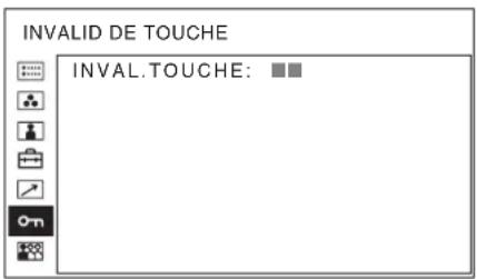 SONY PVM-2551MD - on Menu INVALID DE TOUCHE - 1