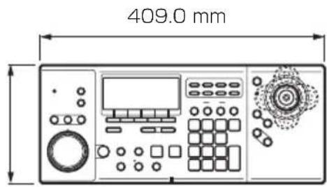 SONY RM-NS1000 - 寸法図 - 1