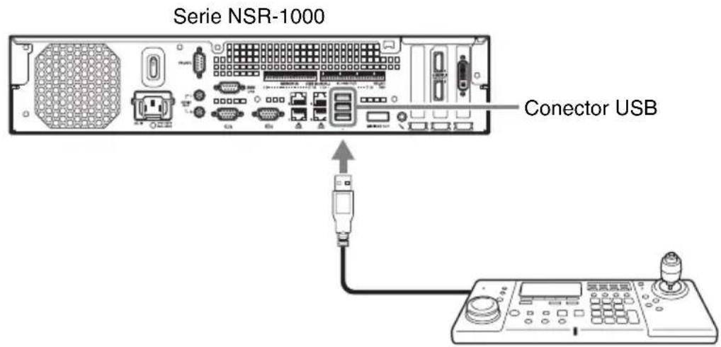 SONY RM-NS1000 - Conexión del cable USB - 2