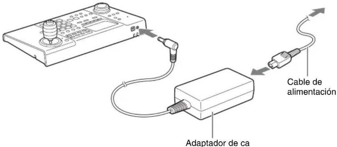 SONY RM-NS1000 - Conecte el adaptador de ca y el cable de alimentación. - 1