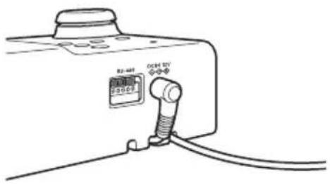 SONY RM-NS1000 - Connexion du adaptateur CA - 2