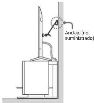 SONY FW-85BZ35L - Medidas recomendadas para la instalación de la pantalla LCD (modelos solo con soporte de sobremesa) - 3