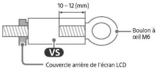 SONY FW-85BZ35L - Mesures recommandées pour fixer solidement l'écran LCD (modèles avec support de table uniquement) - 4