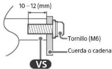 SONY FW-85BZ35L - Medidas recomendadas para la instalación de la pantalla LCD (modelos solo con soporte de sobremesa) - 2