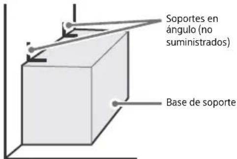 SONY FW-85BZ35L - Medidas recomendadas para la instalación de la pantalla LCD (modelos solo con soporte de sobremesa) - 1