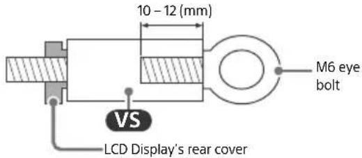 SONY FW-85BZ35L - Recommended Measures to Secure the LCD Display (models with Table-Top Stand only) - 6