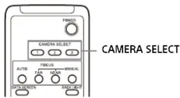 SONY SRG-X402 - Utilisation de plusieurs caméras à l'aide de la télécommande infrarouge - 2
