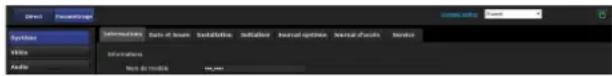 SONY SRG-X402 - Comment configurer le menu Administrateur - 1
