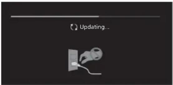 SONY FW-75XE8501 - Om meddelandet [En ny programuppdatering för TV-systemet finns tillgänglig...] visas. - 1