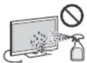 SONY FW-75XE8501 - Behandling og rengøring af tv'ets skærmoverflade og kabinet - 1