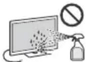 SONY FW-65XE8501 - Pflegen und Reinigen der Bildschirmoberfläche bzw. des Gehäuses des Fernsehgeräts - 1