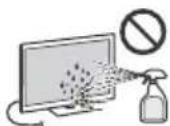 SONY FW-65BZ35F - Händtering og rengjøring av skjermflaten/kabinettet på LCD-skjermen - 1