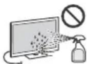 SONY FW-65BZ35F - Hantering och rengöring av LCD-bildskärmen/höljet - 1