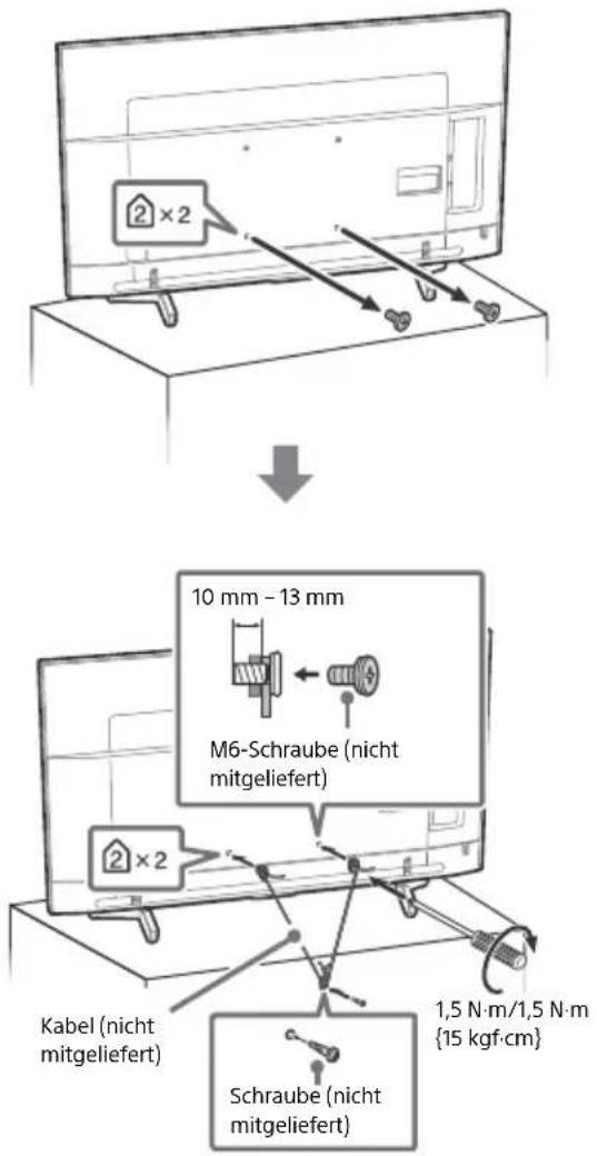 SONY FW-55BZ35F - Verhinderung des Umkippens - 2