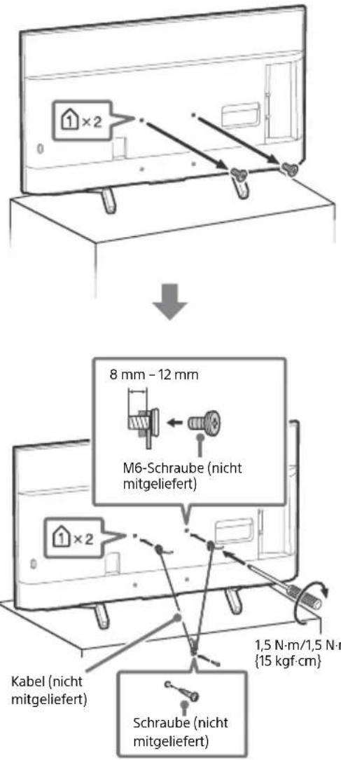 SONY FW-55BZ35F - Verhinderung des Umkippens - 3