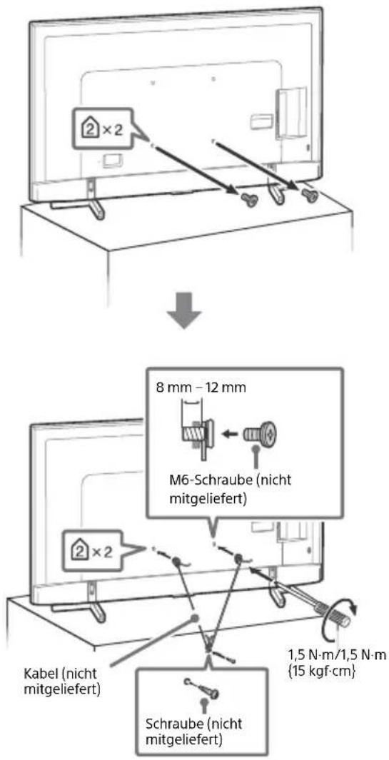SONY FW-55BZ35F - Verhinderung des Umkippens - 1