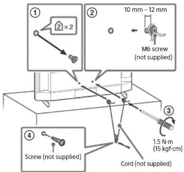 SONY FW-55BZ30J1 - Topple prevention - 3