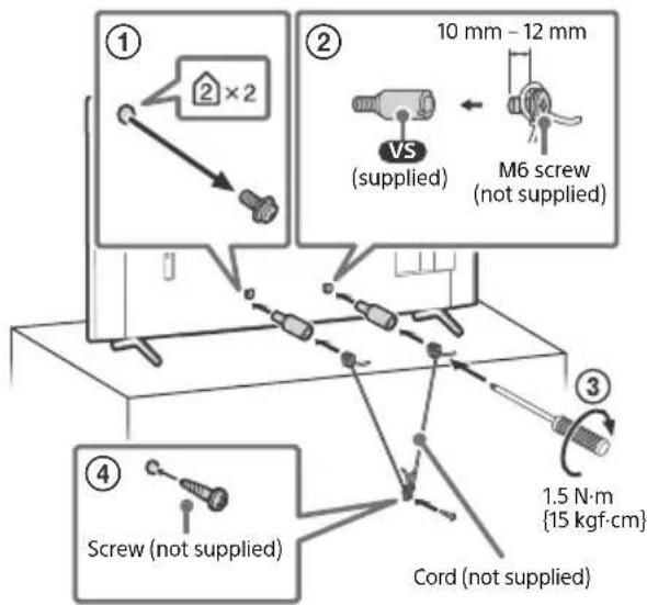 SONY FW-50BZ30J - Topple prevention - 2