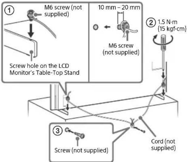 SONY FW-50BZ30J - Topple prevention - 1