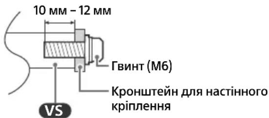 SONY FW-50BZ30J - Використання додаткового кронштейна для настінного кріплення (Крім режиму SU-WL850 або SU-WL450) (не входить до комплекту постачання) - 2