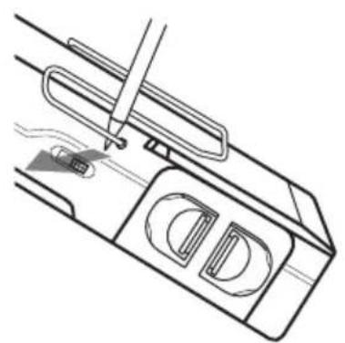SONY UWP-V6 - Pour retirer la pince de ceinture - 1