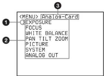 SONY BRC-300P - Menu principal - 1