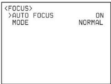 SONY BRC-300P - Menu FOCUS - 1