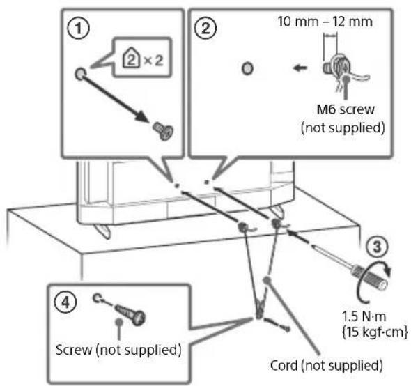 SONY FW-43BZ35J - Topple prevention - 3
