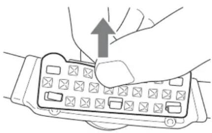 SONY HMS-3000MT - Nettoyage du coussin arrière - 1