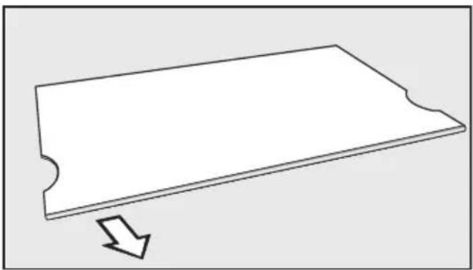 MIELE K 7738 D - Démonter la tablette - 1