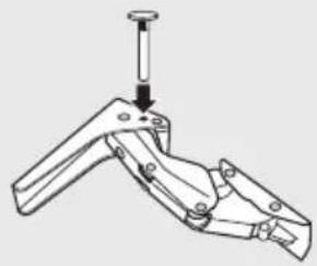 MIELE K 7748 C - Limiter l'angle d'ouverture de porte - 1