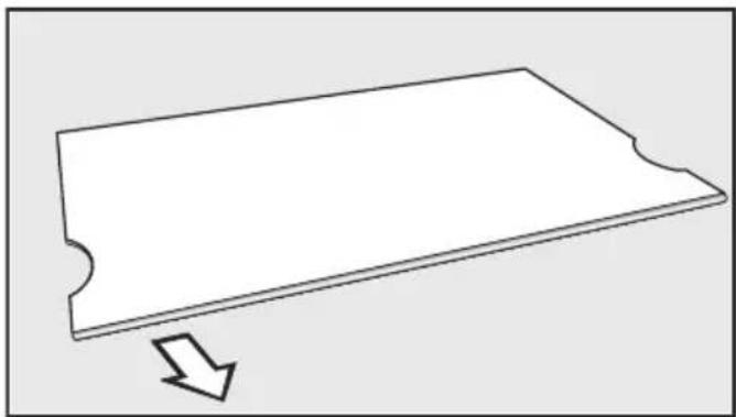 MIELE K 7748 C - Démonter la tablette - 1