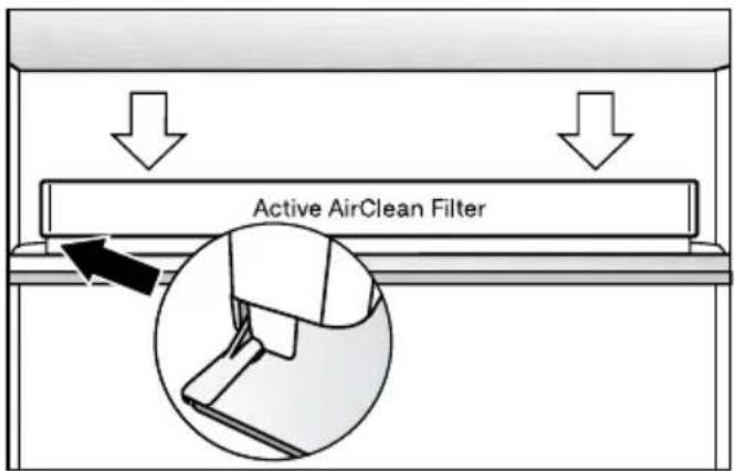 MIELE K 7778 C - Remplacer le filtre à charbon actif (accessoires en option) - 2