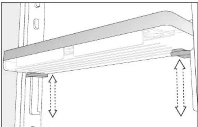 MIELE K 7778 C - Déplacer le balconnet avec réglage précis - 1