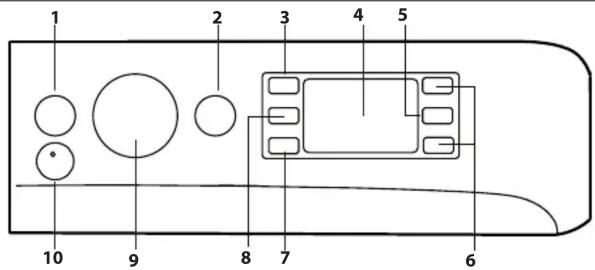 INDESIT BWE91285XKFRN - BANDEAU DE COMMANDES - 1