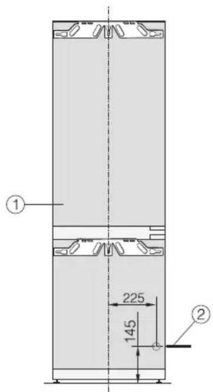 MIELE KF 7742 C - Raccordements et aération et évacuation d'air - 1