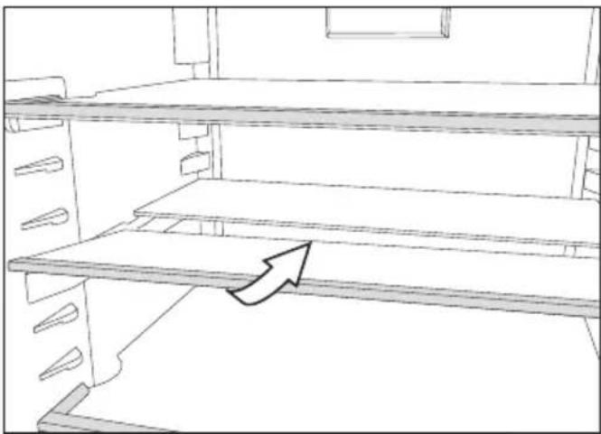 MIELE KF 7742 C - Déplacer la clayette pour bouteilles - 2