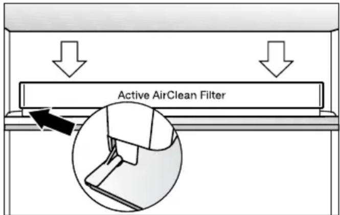 MIELE KF 7742 C - Remplacer le filtre Active AirClean (filtre à charbon actif) - 2