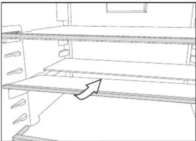 MIELE KFN 7744 D - Déplacer la tablette modulable - 1