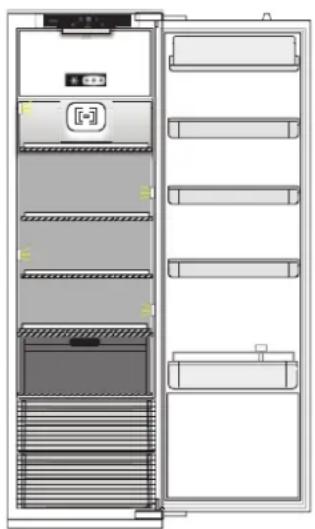 WHIRLPOOL ARG 1808222 - Förvaring av färska matvaror och drycker - 1