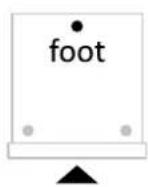 HOOVER HI 5C6F0S-80 - Verstelling van de achterste poot - 1
