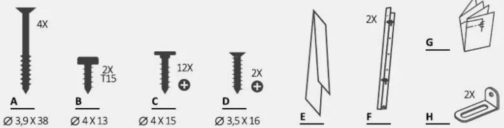 HOOVER HI 5C6F0S-80 - Installation tools - 2