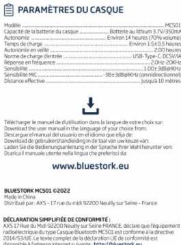 BLUESTORK MC501 - 8