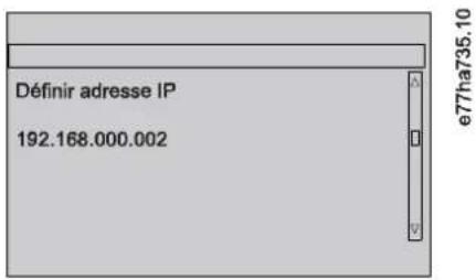 Définir adresse IP 192.168.000.002 e77ha735.10