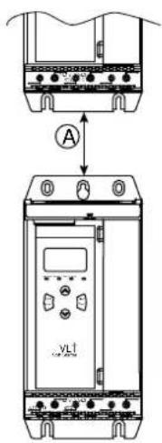 DANFOSS VLT MCD 600 - Installation physique/dégagements de refroidissement - 1