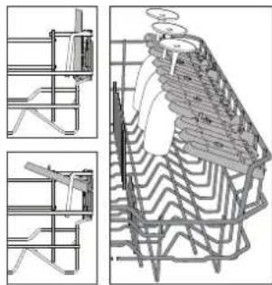 WHIRLPOOL AKZ9S 8220 IX - FOLDABLE FLAPS WITH ADJUSTABLE POSITION - 1