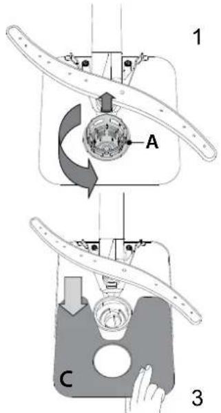 WHIRLPOOL AKZ9S 8220 IX - The dishwasher must not be used without filters or if the filter is loose. - 1