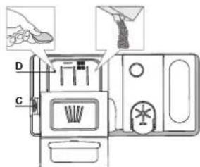 WHIRLPOOL AKZ9S 8220 IX - REMLIR LE DISTRIBUTEUR DE DÉTERGENT - 1