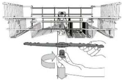 WHIRLPOOL AKZ9S 8220 IX - NETTOYER LES BRAS D'ASPERSION - 1