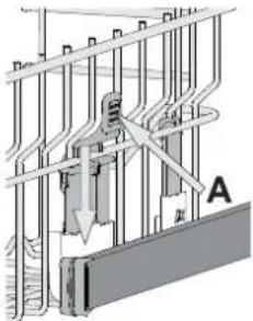 WHIRLPOOL AKZ9S 8220 IX - ADJUSTING THE HEIGHT OF THE UPPER RACK - 1